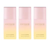 Catrice MIDNIGHT Sun Glow Drops, evidenziatore, n. C01, nude, lucido, vegano, senza olio, senza parabeni, senza microplastica, confezione da 3 (3 x 30 ml)