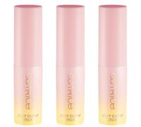 Catrice MIDNIGHT Sun Jelly Glow Stick, evidenziatore n. C01, rosa, rinfrescante, brillante, giallo, vegano, senza olio, senza profumo, senza alcool, confezione da 3 (3 x 4 g)
