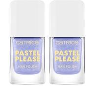 Catrice Pastel Please - Smalto per unghie n. 020, blu, a lunga durata, altamente pigmentato, brillante, dai colori intensi, senza acetone, vegano, senza particelle di microplastica, senza profumo, 1