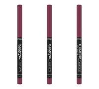 Catrice Plumping Lip Liner, matita per labbra, contorno labbra, resistente al trucco, a prova di sbavature, n. 090 The Wild One, rosso, opacizzante, resistente all'acqua, confezione da 3 (3 x 0,35 g)