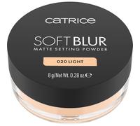 Catrice Soft Blur Matte Setting Powder 020 Light, finish opacizzato, cipria traspirante e leggera, lunga durata, per fissare il make-up, 8g