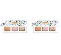 Catrice SUMMER OBSESSED Glowy Face Palette, evidenziatore n. C01, multicolore, 3 colori, naturale, lucido, vegano, senza profumo, senza alcool, senza conservanti, confezione da 2 (13,5 g)