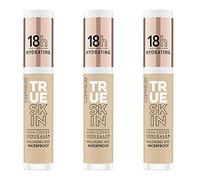 Catrice True Skin High Cover correttore n. 032 Neutral Biscuit, nude, anti brufoli, a lunga durata, opacizzante, naturale, vegano, senza olio, impermeabile, confezione da 3 (3 x 4,5 ml)
