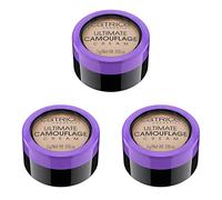 Catrice Ultimate Camouflage Cream, correttore in crema, stick coprente, trucco, non comedogenico, confezione da 3 (3x3 g), n. 020 N Light Beige