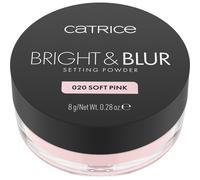 Catrice Bright & Blur Setting Powder, levigante, rifinitura dei pori, correttore, luminosa, traslucida (8g)