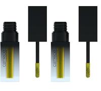 Catrie Cosmetics Ombretto Liquido Metallizzato MYSTIC FOREST, Lunga Durata, Pigmentato, Intensiva, Brillante, 4.5 ml (Confezione da 2)