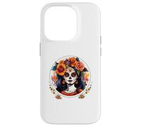 CATRINA DAY FLOREALE ZUCCHERO TEES LOS MUERTOS HALLOWEEN TEES Custodia per iPhone 14 Pro