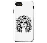 CATRINA DAY FLOREALE ZUCCHERO TESCHIO GIORNO DEI MORTI LOS MUERTOS Custodia per iPhone SE (2020) / 7/8