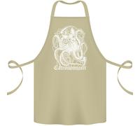 Catronomicon Diavolo Octopus Gatto Mitologia Cotone Grembiule 100% Biologico