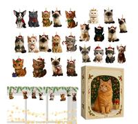Cats - 2025 -Sweet Kitten -Lailer Avvent Calendar, Calendario Con 24 Figure Di | Calendario Acrilico Acrilico Kitten Advent, Decorazione Per L'albero Di Natale Delle Fes