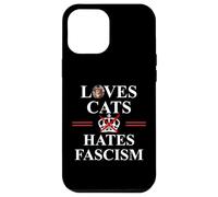 Cats Against Fascism No Kings US Protest Anti Fascism Resist Custodia per iPhone 12 Pro Max