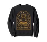 Cats And Books Because People Are Overrated Felpa