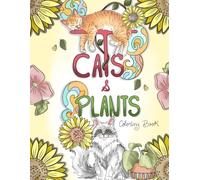 Cats and Plants Coloring Book