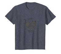 Cats Are Love Wrapped in Fur - Adorabile Amante degli Animali Domestici Maglietta, Bambini, Pervinca, 6 Anni