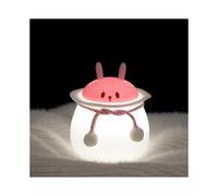 Cats Bees Rabbits Night Light Silicone Touch Sensor Table Lamp Soft Desk Light for Children's Room Decoration 3 Models