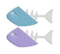 Cats Brushes For Indoor Cats, Fishbone-Shaped Kitten Brush, Detangling Brush for Pets, Cute Dog Hair Brush, Puppy Grooming Brush, Pet Grooming Brush, Indoor Cat Brush, Cat Grooming Kit