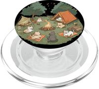 Cats Camping Adventure per una grande esperienza nella natura PopSockets PopGrip per MagSafe