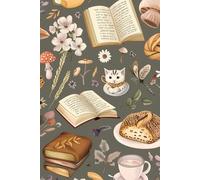 Cats, Coffee, Bread and Books: A lined Journal (thin ruled): by Lilith Wharton