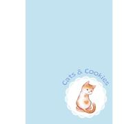 Cats & Cookies (Blue): Cozy Journal Notebook with 7x10-inch Lined Pages