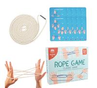 Cats Cradle Cats, Set di corde per lettino di gatto | Giocattolo con corda interattiva treccia treccia - Forniture per set di corde a mano cooperative per bambini oltre 3 anni Adulti