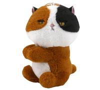 Cats Designs - Ciondolo multiuso a forma di gatto, accessorio unico, pratico ciondolo da appendere, ornamento per borse e, Medio, flanella, Nessuna pietra preziosa