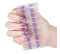 Cats Eye Gels - Adesivi per unghie in gel, per avvolgere le unghie con brillantini, per unghie, per donne, gatti, occhi, gel per unghie