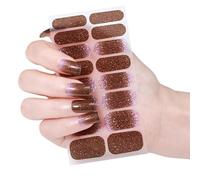 Cats Eye Gels - Adesivi per unghie in gel, per avvolgere le unghie con brillantini, per unghie, per donne, gatti, occhi, gel per unghie