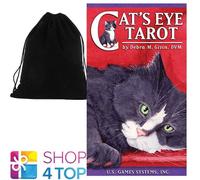 CATS EYE Mazzo Tarot 78 Carte Con Borsa In Velluto by us games systems