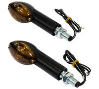 Cat'S Eye Mini Blinker Tinto Nero 40 Mm Racer Aprilia Honda Suzuki Yamaha BM
