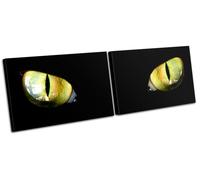 Cats Eyes Animals MULTI TELA parete arte foto stampa