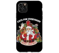 Cats For Everybody Christmas Funny Meowy Xmas Santa Custodia per iPhone 11 Pro Max