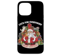 Cats For Everybody Christmas Funny Meowy Xmas Santa Custodia per iPhone 13 Pro Max