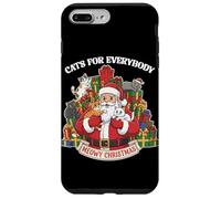 Cats For Everybody Christmas Funny Meowy Xmas Santa Custodia per iPhone 7 Plus/8 Plus