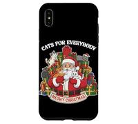 Cats For Everybody Christmas Funny Meowy Xmas Santa Custodia per iPhone XS Max