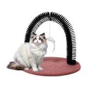 Cats Groomer, Cat Arch Grooming Brush, Scratching Hair Massager, Bristle Tools for Shedding and Cleaning, Suitable Kittens, Cat Rabbits, Durable & Hygienic Design