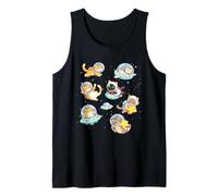 Cats in Space Funny Kitten Astronaut Space Men Women Kids Canotta
