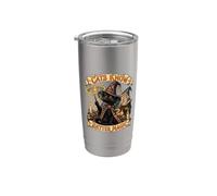 Cats Know Better Magic Gatto Nero Mago Stregone Bicchiere termico in acciaio inox doppia parete