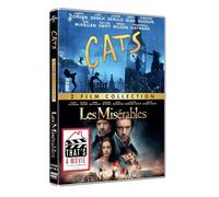 Cats + Les Miserables (DVD) Hugh Jackman Russell Crowe James Corden Judi Dench
