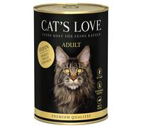 Cat's Love 12 x 400 g Umido per gatto - Puro Pollo