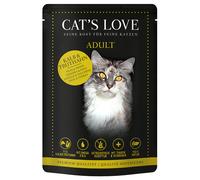Cat's Love 12 x 85 g Umido per gatto - Vitello e Tacchino