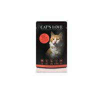 Cat's Love ADULT MANZO PUR con olio di cardo e dente di leone 200gx6