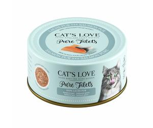 Cat's Love alimento complementare filetto FILET Pur salmone 100gx6
