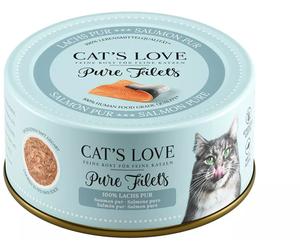 Cat's Love Pure Filets - Cibo Umido al Salmone - 100 g