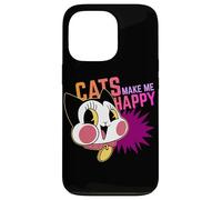 Cats Make Me Happy - Faccia di gatto Kawaii Custodia per iPhone 13 Pro