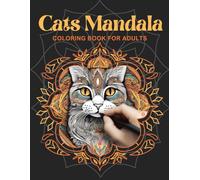 Cats Mandala: Coloring book for adults