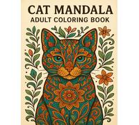 Cats Mandalas Adult Coloring Book: More than 50 cute, loving and beautiful Cats:: Adults Relaxation with Stress Mandala & Zentangle Animals