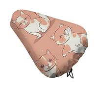 Cat's Movements are Different - Coprisedile per bicicletta con coulisse, impermeabile, protegge dal sole e dalla polvere, unisex, per mountain bike