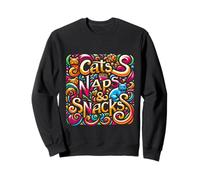 Cats Naps And Snacks Pet Owner ------ Felpa