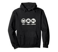 Cats Naps And Snacks Pet Owner ------- Felpa con Cappuccio