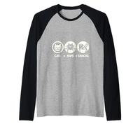 Cats Naps And Snacks Pet Owner ------- Maglia con Maniche Raglan